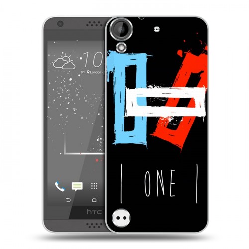 Дизайнерский пластиковый чехол для HTC Desire 530 Twenty One Pilots