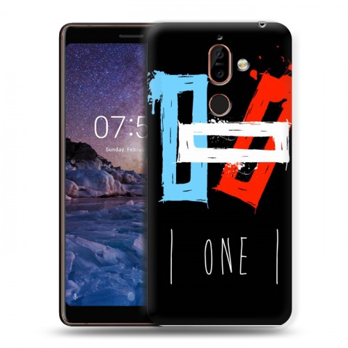 Дизайнерский пластиковый чехол для Nokia 7 Plus Twenty One Pilots