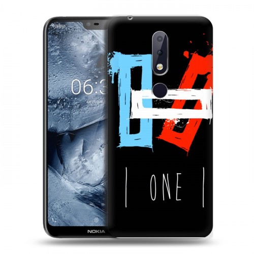 Дизайнерский пластиковый чехол для Nokia 6.1 Plus Twenty One Pilots