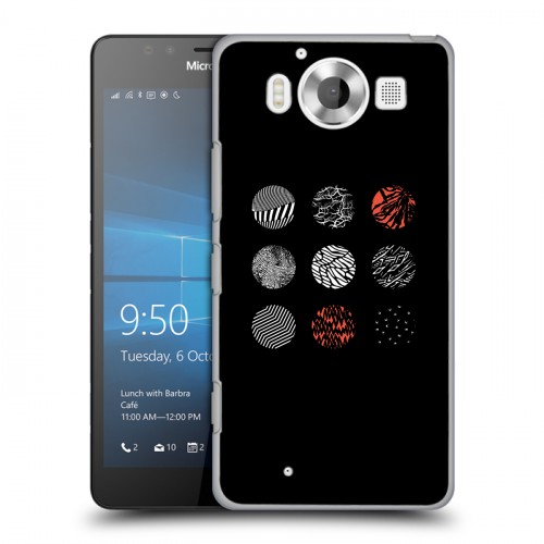 Дизайнерский пластиковый чехол для Microsoft Lumia 950 Twenty One Pilots