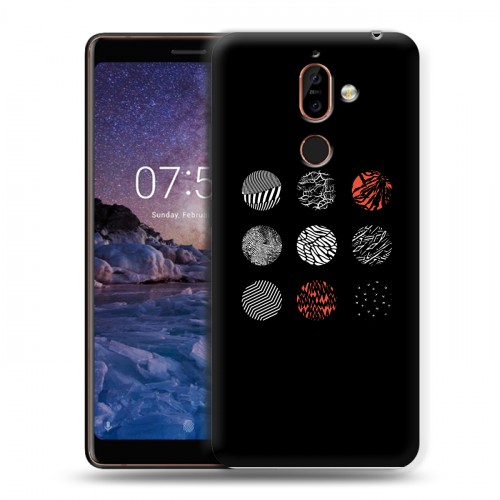 Дизайнерский пластиковый чехол для Nokia 7 Plus Twenty One Pilots