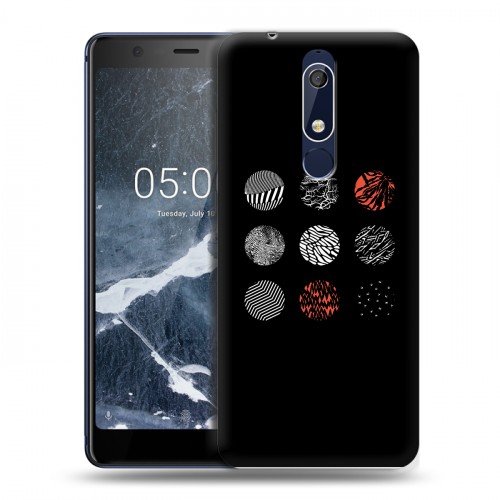 Дизайнерский пластиковый чехол для Nokia 5.1 Twenty One Pilots