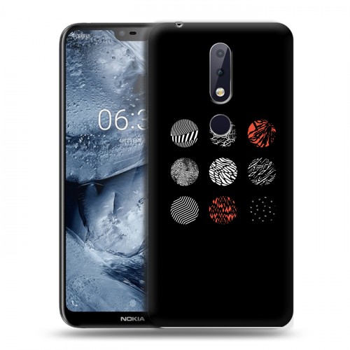 Дизайнерский пластиковый чехол для Nokia 6.1 Plus Twenty One Pilots