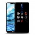 Дизайнерский пластиковый чехол для Nokia 5.1 Plus Twenty One Pilots