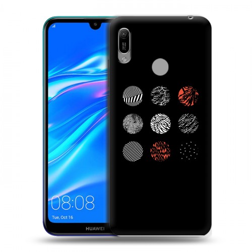 Дизайнерский пластиковый чехол для Huawei Y6 (2019) Twenty One Pilots