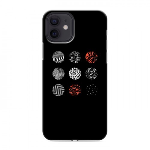 Дизайнерский силиконовый чехол для Iphone 12 Twenty One Pilots