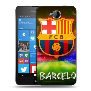 Дизайнерский силиконовый чехол для Microsoft Lumia 650 Барселона (на заказ)