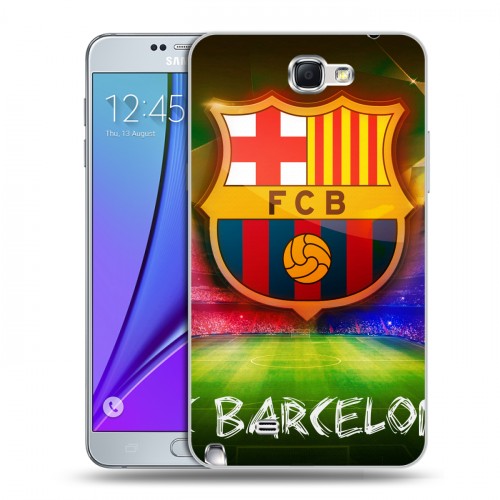Дизайнерский пластиковый чехол для Samsung Galaxy Note 2 Барселона