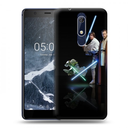 Дизайнерский пластиковый чехол для Nokia 5.1 Звездные войны