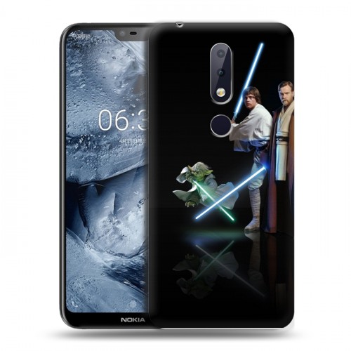 Дизайнерский пластиковый чехол для Nokia 6.1 Plus Звездные войны