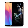 Дизайнерский силиконовый с усиленными углами чехол для Xiaomi RedMi 8A Звездные войны