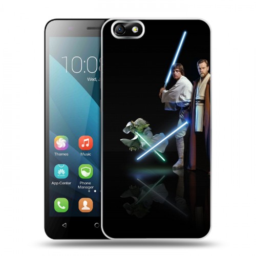 Дизайнерский пластиковый чехол для Huawei Honor 4X Звездные войны