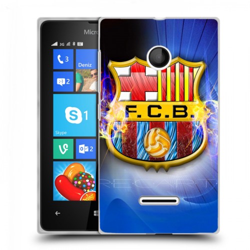 Дизайнерский пластиковый чехол для Microsoft Lumia 435 Барселона