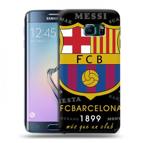 Дизайнерский пластиковый чехол для Samsung Galaxy S6 Edge Барселона