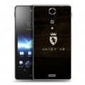 Дизайнерский пластиковый чехол для Sony Xperia TX Ювентус