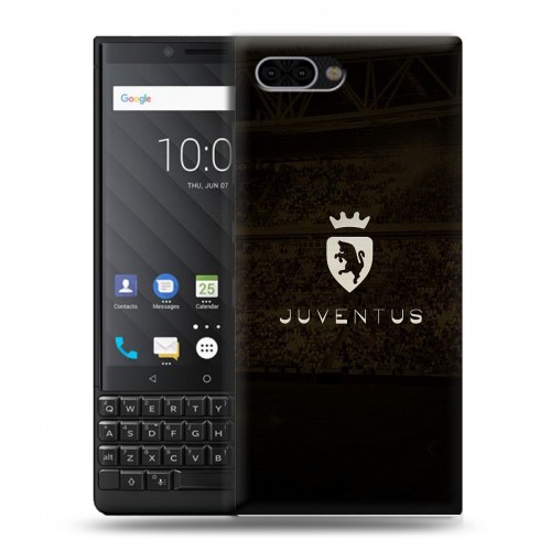 Дизайнерский пластиковый чехол для BlackBerry KEY2 Ювентус