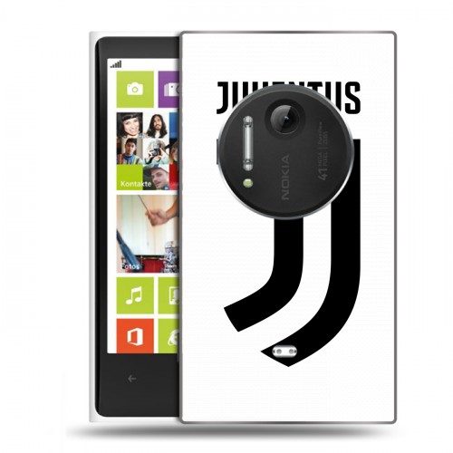 Дизайнерский пластиковый чехол для Nokia Lumia 1020 Ювентус
