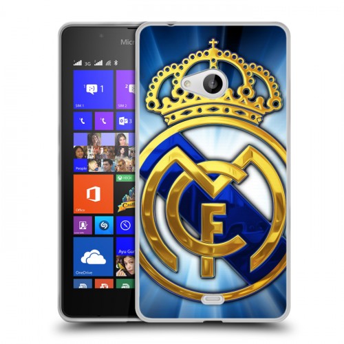 Дизайнерский пластиковый чехол для Microsoft Lumia 540 Реал