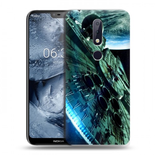 Дизайнерский силиконовый чехол для Nokia 6.1 Plus Звездные войны