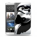 Дизайнерский пластиковый чехол для HTC One (M7) Dual SIM Звездные войны