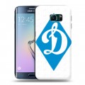 Дизайнерский пластиковый чехол для Samsung Galaxy S6 Edge Динамо