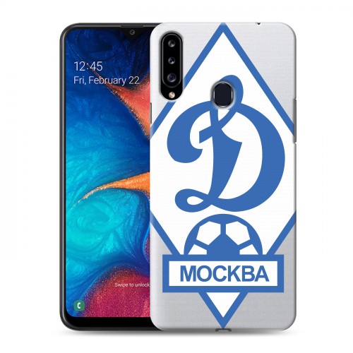 Дизайнерский пластиковый чехол для Samsung Galaxy A20s Динамо