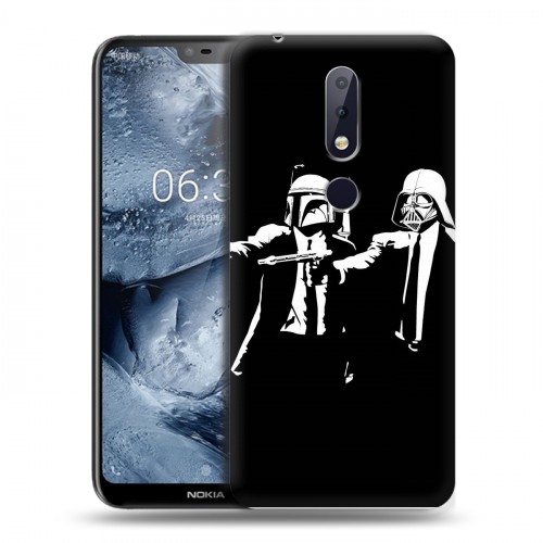 Дизайнерский силиконовый чехол для Nokia 6.1 Plus Звездные войны