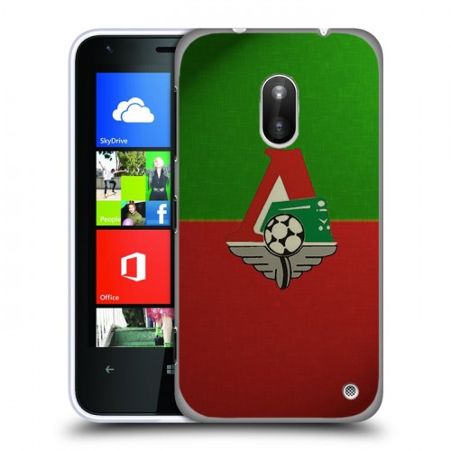 Дизайнерский силиконовый чехол для Nokia Lumia 620 Локомотив