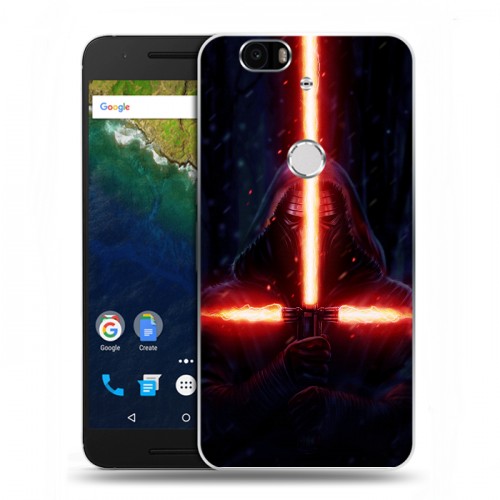 Дизайнерский силиконовый чехол для Google Huawei Nexus 6P Звездные войны