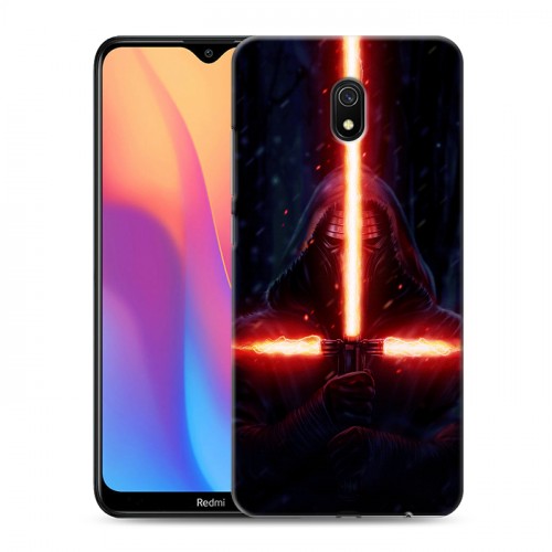 Дизайнерский силиконовый с усиленными углами чехол для Xiaomi RedMi 8A Звездные войны