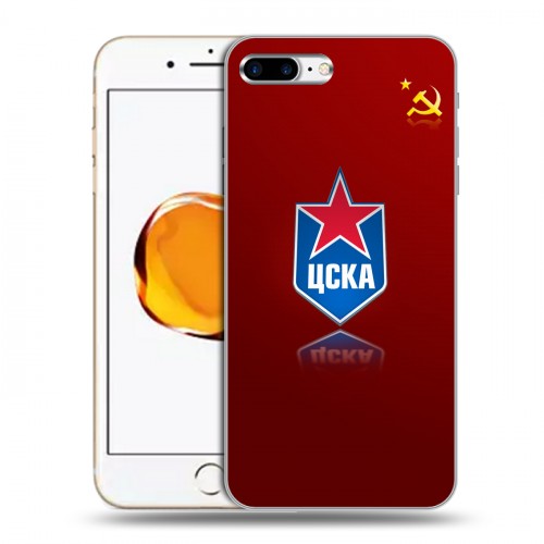 Дизайнерский силиконовый чехол для Iphone 7 Plus / 8 Plus ЦСКА