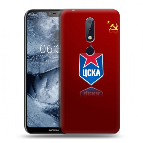 Дизайнерский пластиковый чехол для Nokia 6.1 Plus ЦСКА