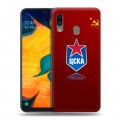 Дизайнерский силиконовый чехол для Samsung Galaxy A30 ЦСКА