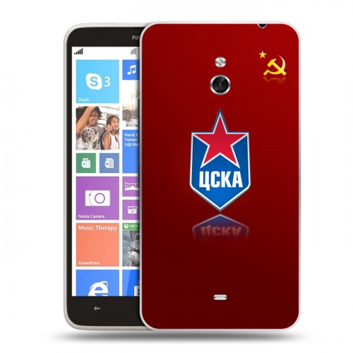 Дизайнерский пластиковый чехол для Nokia Lumia 1320 ЦСКА