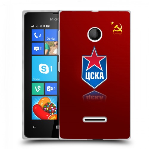 Дизайнерский пластиковый чехол для Microsoft Lumia 435 ЦСКА