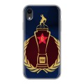 Дизайнерский пластиковый чехол для Iphone Xr ЦСКА