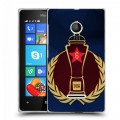 Дизайнерский пластиковый чехол для Microsoft Lumia 435 ЦСКА