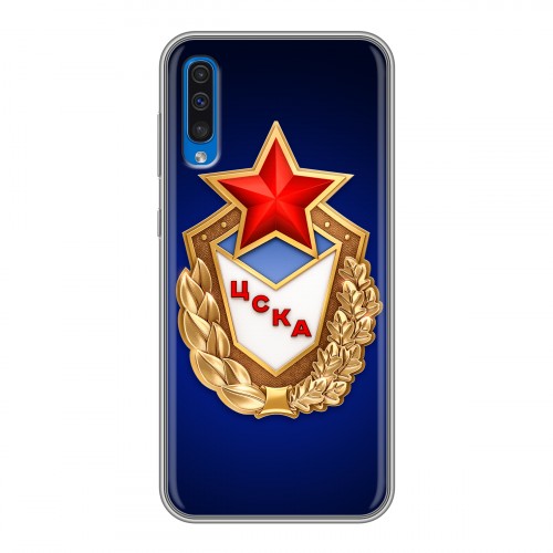 Дизайнерский пластиковый чехол для Samsung Galaxy A50 ЦСКА