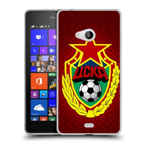Дизайнерский пластиковый чехол для Microsoft Lumia 540 ЦСКА