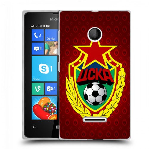 Дизайнерский пластиковый чехол для Microsoft Lumia 435 ЦСКА