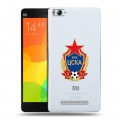 Полупрозрачный дизайнерский пластиковый чехол для Xiaomi Mi4i ЦСКА