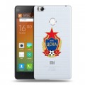 Полупрозрачный дизайнерский пластиковый чехол для Xiaomi Mi4S ЦСКА