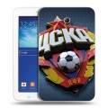 Дизайнерский силиконовый чехол для Samsung Galaxy Tab 3 Lite ЦСКА