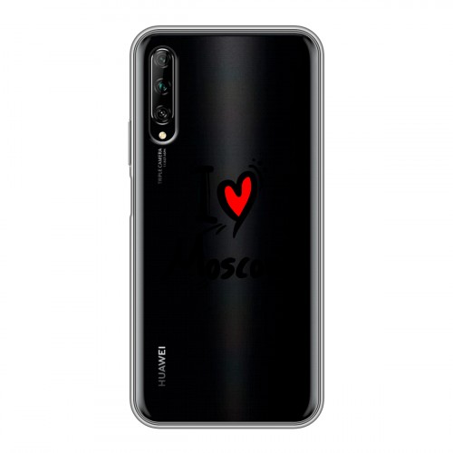 Полупрозрачный дизайнерский пластиковый чехол для Huawei Y9s Москва