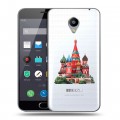 Полупрозрачный дизайнерский пластиковый чехол для Meizu M2 Note Москва