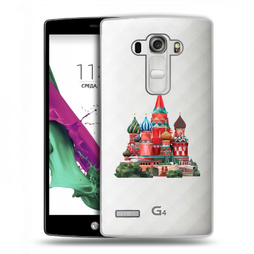 Полупрозрачный дизайнерский пластиковый чехол для LG G4 S Москва