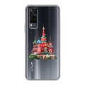 Полупрозрачный дизайнерский пластиковый чехол для Vivo Y31 Москва