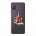 Полупрозрачный дизайнерский пластиковый чехол для Lenovo K13 Note Москва