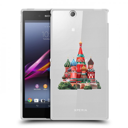 Полупрозрачный дизайнерский пластиковый чехол для Sony Xperia Z Ultra  Москва