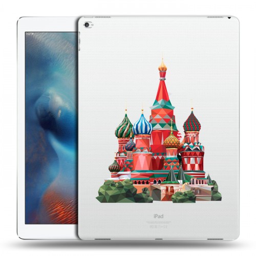 Полупрозрачный дизайнерский пластиковый чехол для Ipad Pro Москва